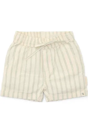 Little Dutch Straight casual short ecru Korte broek Jongens Katoen Streep