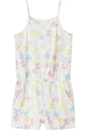 NAME IT MINI playsuit Meisjes Katoen Ronde hals Effen