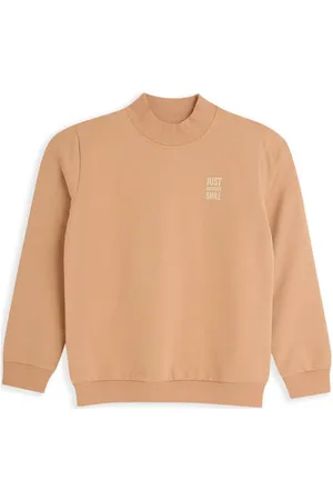 4PRESIDENT Sweater Jongens Stretchkatoen Opstaande kraag Backprint