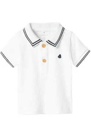 NAME IT BABY polo Jongens Stretchkatoen Polokraag Logo