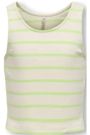 ONLY KIDS GIRL mouwloze top Meisjes Stretchkatoen Ronde hals