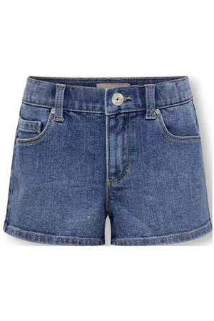 ONLY KIDS GIRL denim short Korte broek Blauw Meisjes Stretchdenim