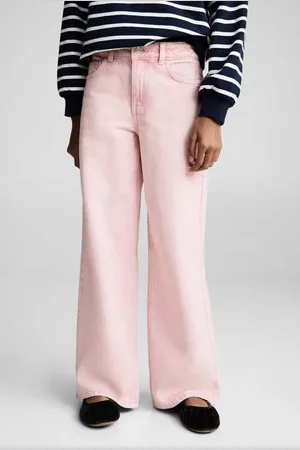 MANGO Jeans Meisjes Denim Effen