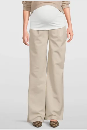 Love2wait Low waist wide leg broek Dames Polyester Effen