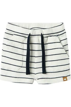 NAME IT BABY casual short wit Korte broek Jongens Stretchkatoen Effen