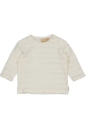 Quapi Newborn longsleeve Jongens Stretchkatoen Ronde hals Streep