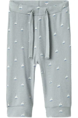 NAME IT BABY babybroek Jongens Stretchkatoen Effen