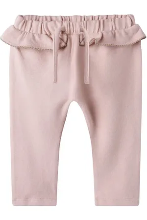 Lil Atelier BABY babybroek Meisjes Stretchkatoen Effen