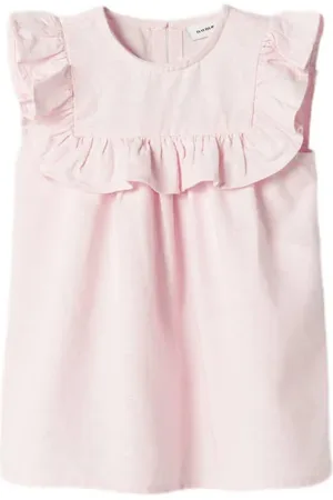 NAME IT BABY korte jurk Meisjes Viscose Ronde hals Effen
