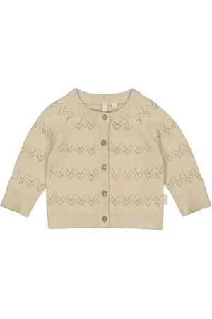 LEVV Newborn vest fijn gebreid Meisjes Katoen Ronde hals Effen