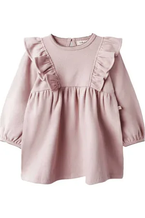 Lil Atelier MINI korte jurk Meisjes Stretchkatoen Ronde hals