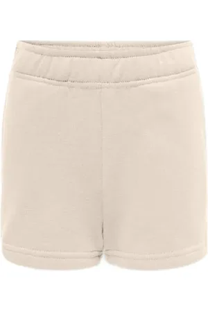 ONLY KIDS GIRL sweatshort ecru Korte broek Wit Effen