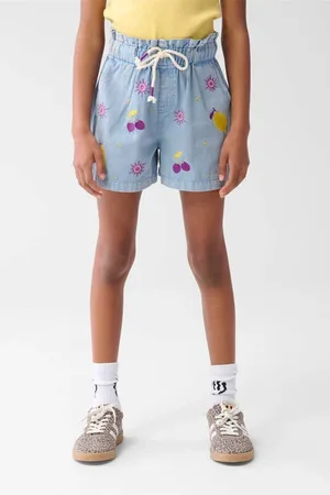 SHOEBY Regular fit casual short Korte broek Meisjes Katoen Grafisch