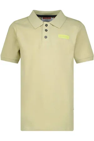 Vingino Polo groen Jongens Katoen Polokraag Logo