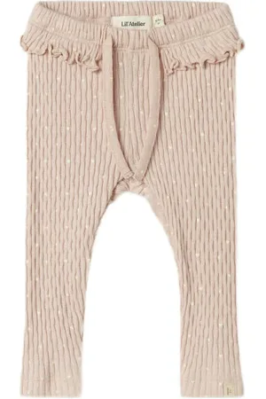 Lil Atelier BABY babybroek Meisjes Katoen Effen