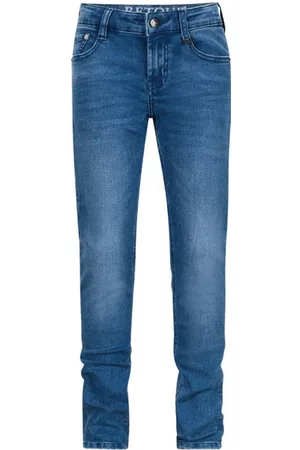 Retour Medium blue denim Blauw Effen