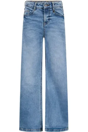 Retour Jeans Blauw Meisjes Stretchdenim Effen