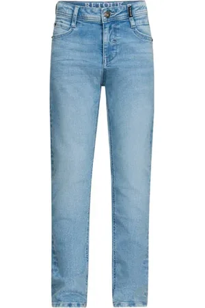 Retour Straight leg jeans Blauw Jongens Stretchdenim