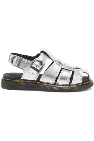 Dr. Martens Caarys J leren sandalen Zilver Meisjes Leer