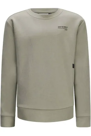 Retour Sweater groen Effen