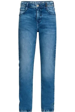Retour Straight leg jeans Blauw Jongens Stretchdenim
