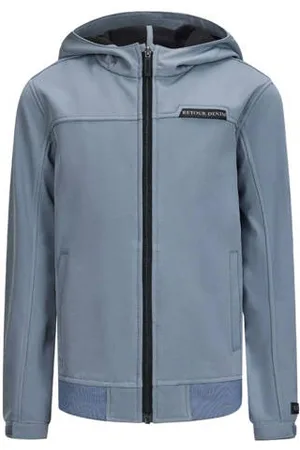 Retour Jack grijs Jas Jongens Polyester Capuchon Effen