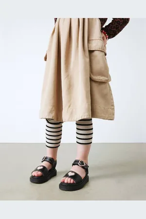 Dr. Martens Marlowe Hearts T leren sandalen Zwart Meisjes Leer