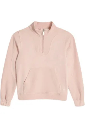 4PRESIDENT Sweater zalm Roze Meisjes Modal Opstaande kraag Effen