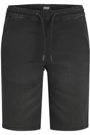 JACK & JONES JUNIOR denim short Korte broek Zwart Jongens Jog denim