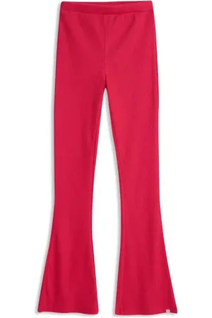 4PRESIDENT Flared broek Meisjes Stretchkatoen Effen