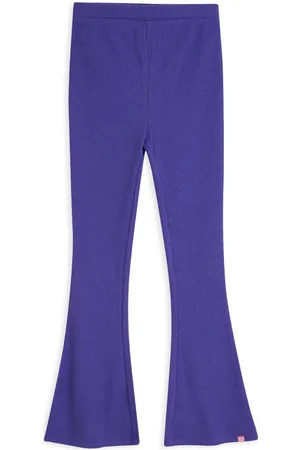 4PRESIDENT Flared broek Meisjes Stretchkatoen Effen