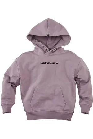 Z8 Kids hoodie Vittorio Sweater Paars Backprint