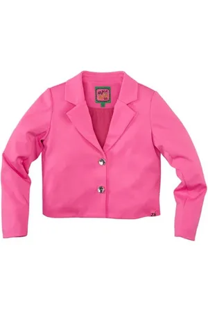 Z8 Kids blazer Paulina Meisjes Rayon Reverskraag Effen