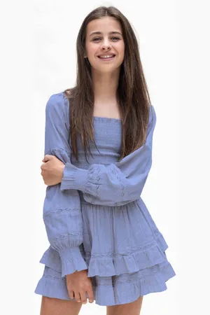 Looxs 10sixteen Playsuit Meisjes Katoen Vierkante hals Effen