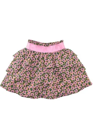 Z8 Kids strokenrok Elleen met bloemenprint Meisjes Viscose