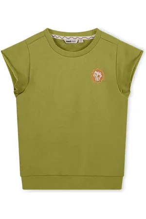 Moodstreet Top met printopdruk Meisjes Katoen Ronde hals Printopdruk