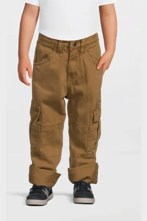 Your Wishes Straight cargo broek Jongens Katoen Effen