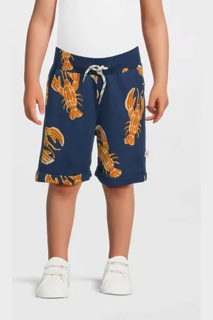 Your Wishes Regular sweatshort blauw Korte broek Jongens Katoen All over print