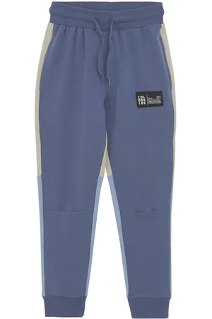 Color Kids Jogginsbroek blauw/beuge Outdoor broek Jongens/Meisjes Katoen
