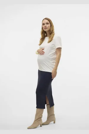 Mama;licious Zwangerschapsrok MLFREDERIKKE van polyester Effen