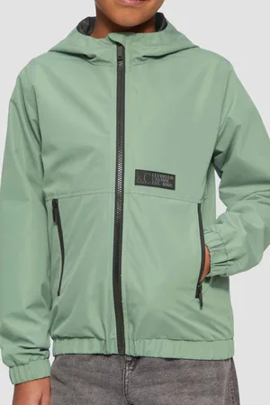 QS by s.Oliver Softshell jas Jongens Polyester Capuchon Effen