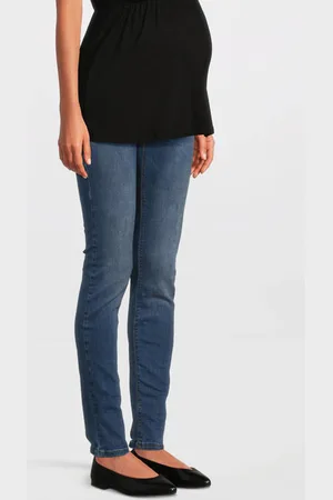 Love2wait Skinny fit zwangerschapsjeans Sophia Blauw Dames Stretchdenim