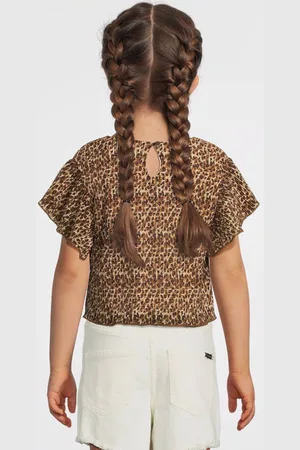 Like Flo Blousetop Meisjes Polyester Ronde hals All over print