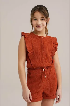 WE Fashion Playsuit Meisjes Polyester Ronde hals All over print