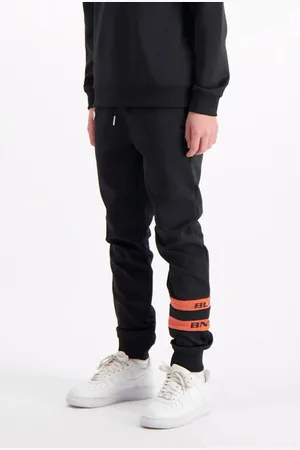 Black Bananas Regular sweatpant zwart Broek Jongens Polyester Effen