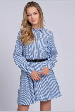Nik & Nik Korte jurk Meisjes Polyester Klassieke kraag Streep
