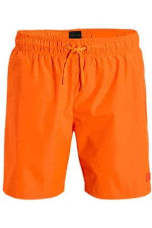 Orange stars Zwemshort Jongens Polyester Effen