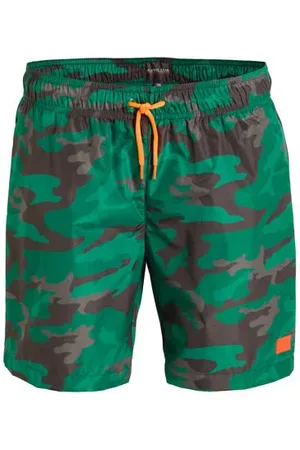 Orange stars Zwembroek camo Zwemshort Jongens Polyester Effen