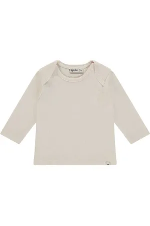 Babyface Longsleeve rib gebreid Jongens/Meisjes Stretchkatoen Ronde hals