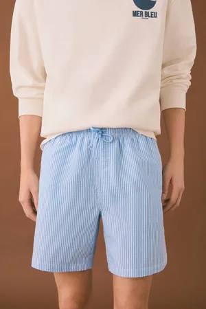 MANGO Zwemshort Jongens Katoen Streep